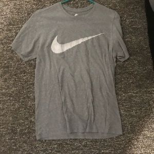 Gray Nike shirt